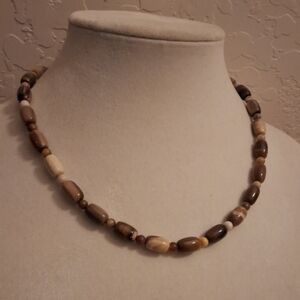 Vintage Mine Finds by Jay King Agate Necklace